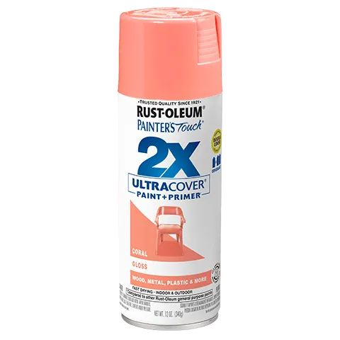 2x Ultra Cover Gloss Spray Paint - 12oz (6 Count)