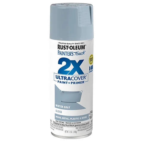 2x Ultra Cover Gloss Spray Paint - 12oz (6 Count)