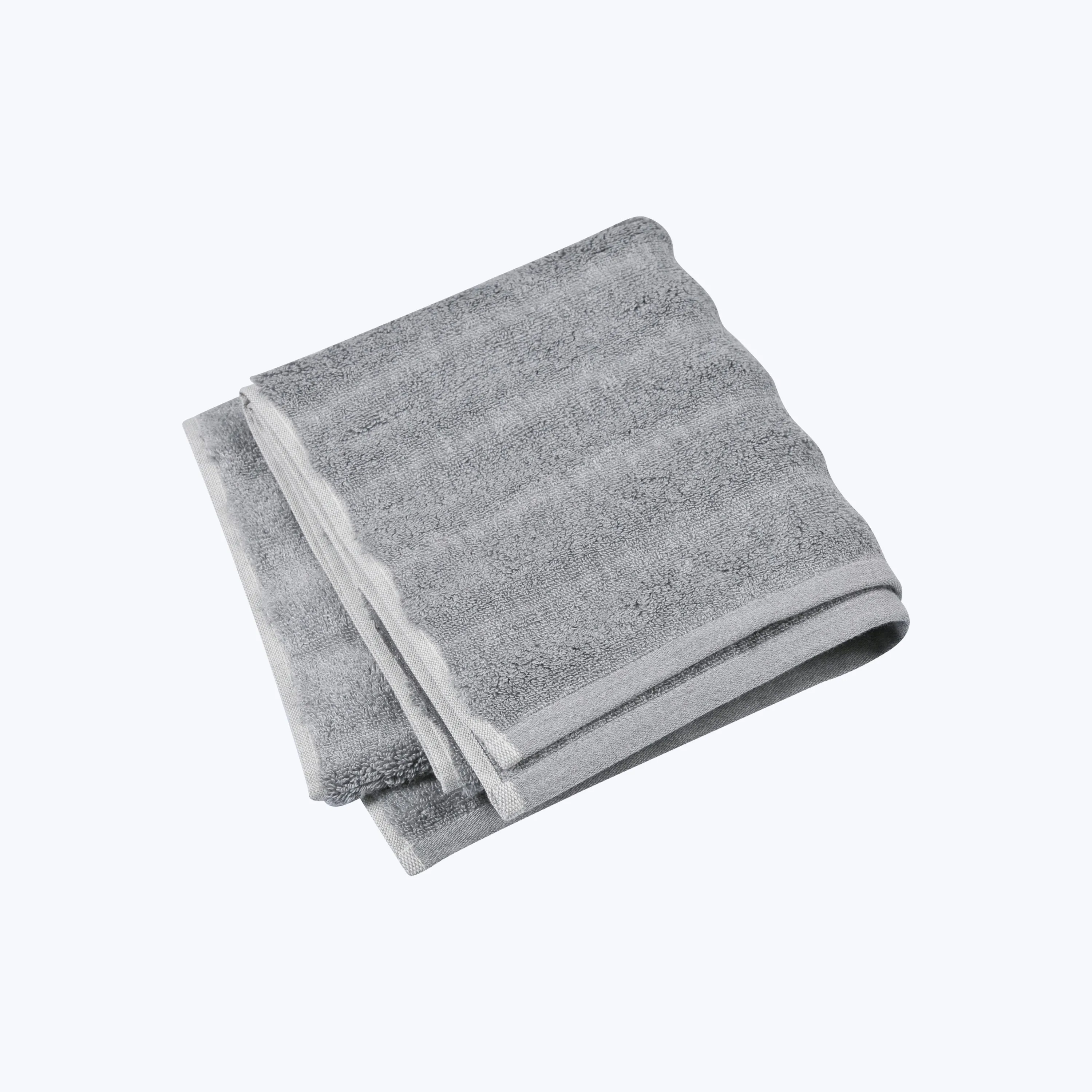 Ash Ribbed Hand Towel