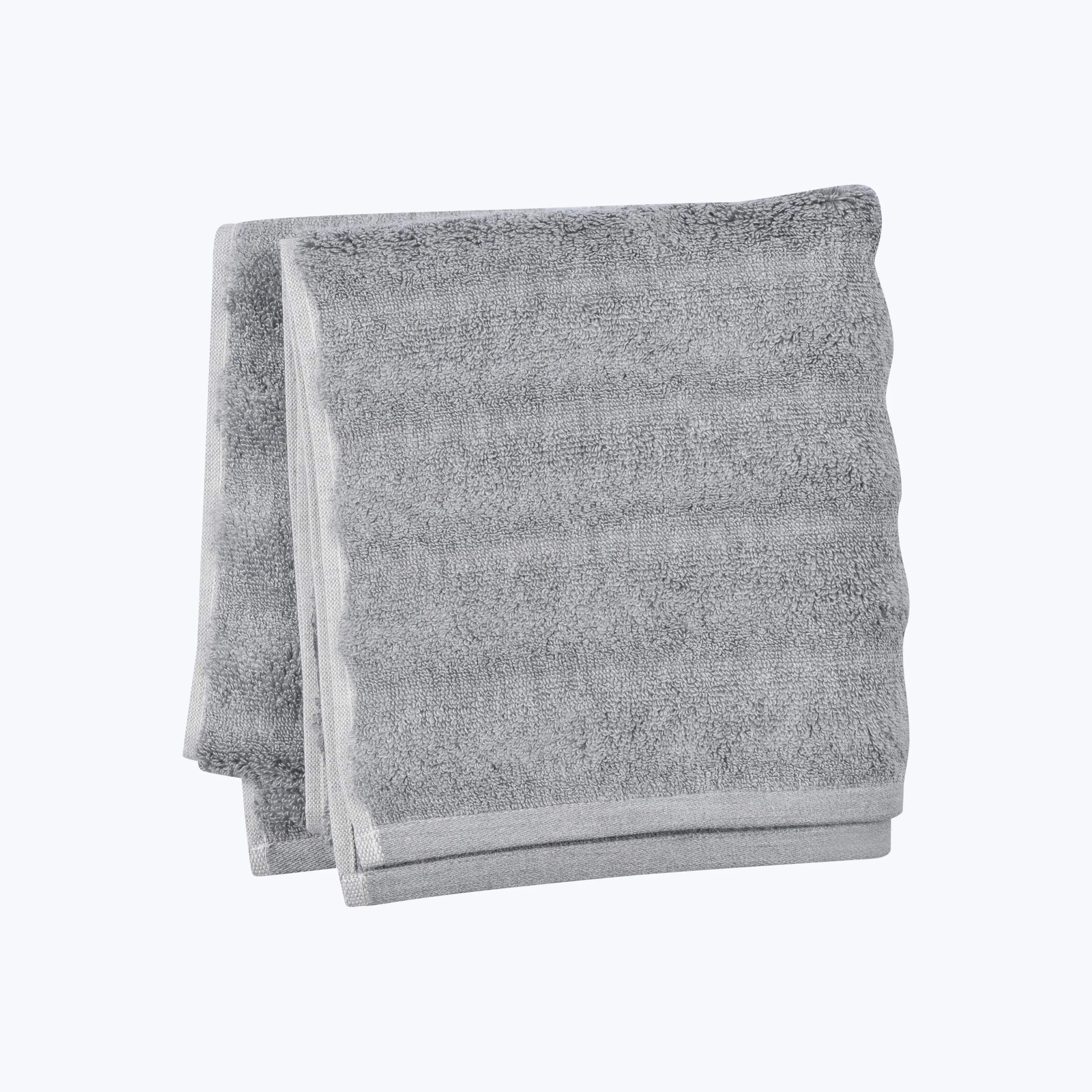 Ash Ribbed Hand Towel