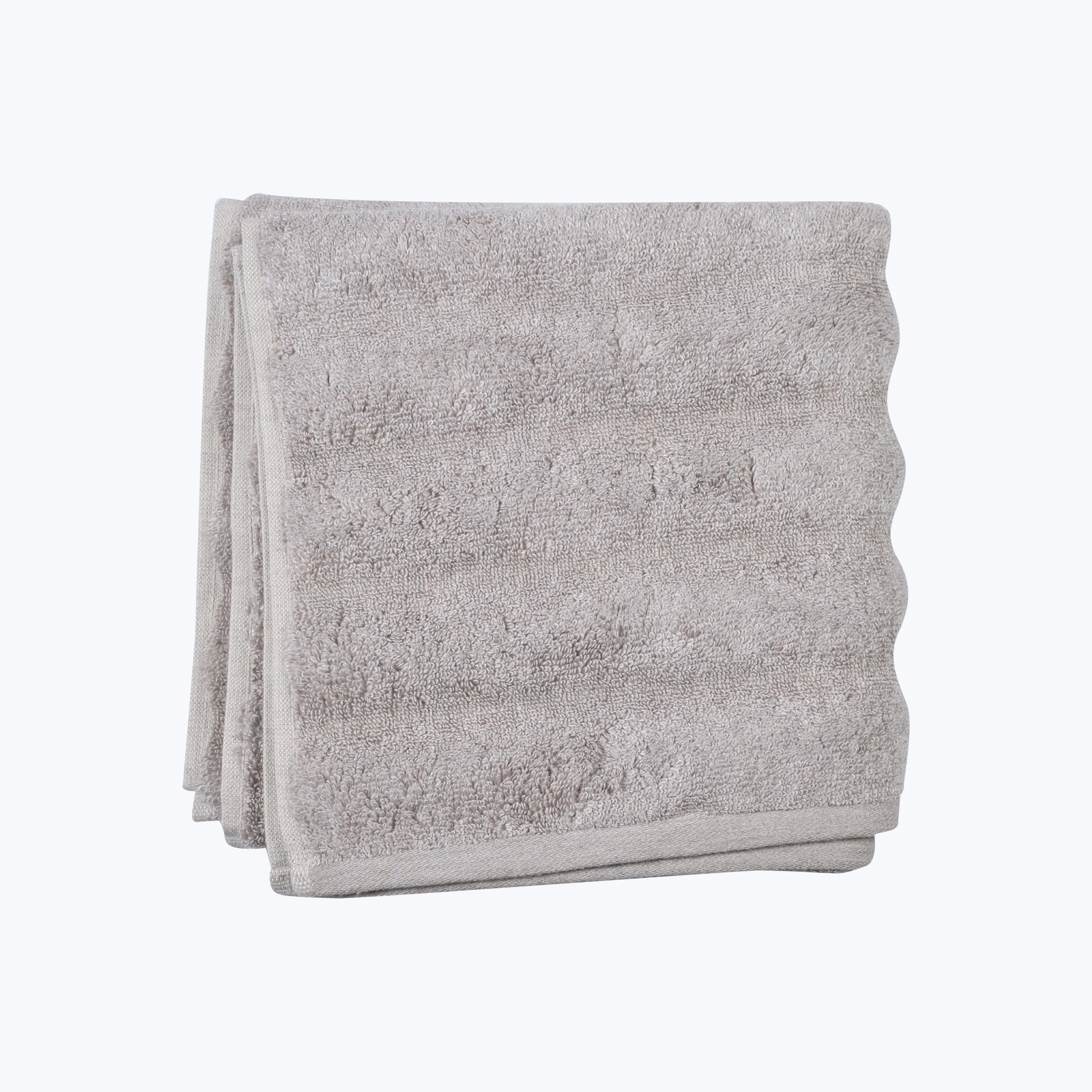 Ash Ribbed Hand Towel