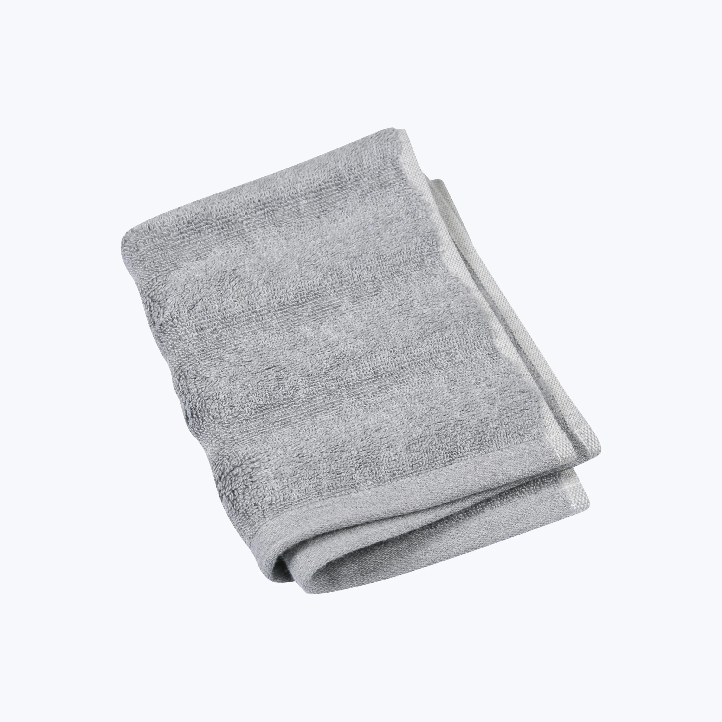 Ash Ribbed Washcloth