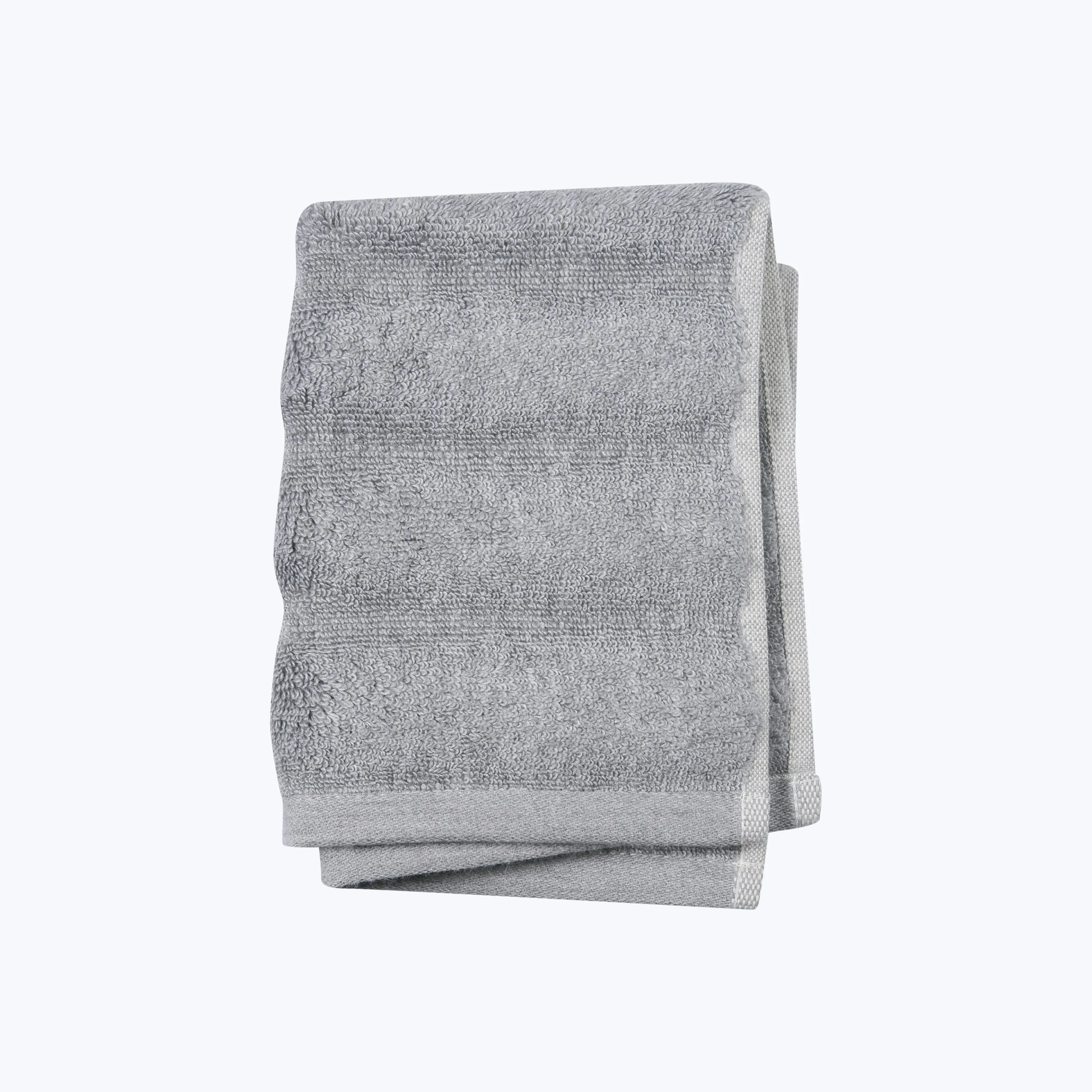 Ash Ribbed Washcloth