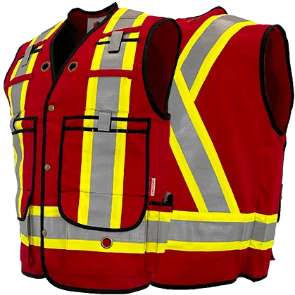 Atlas AR/FR Red Surveyor Vests 2272RD