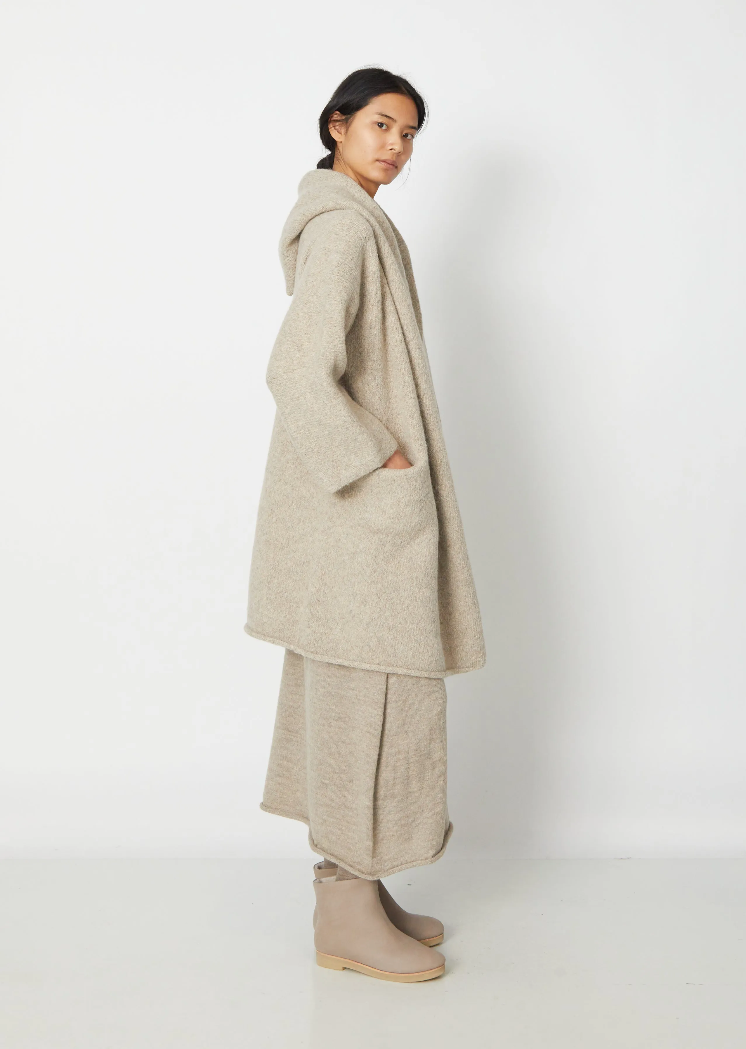 Capote Coat — Ecru