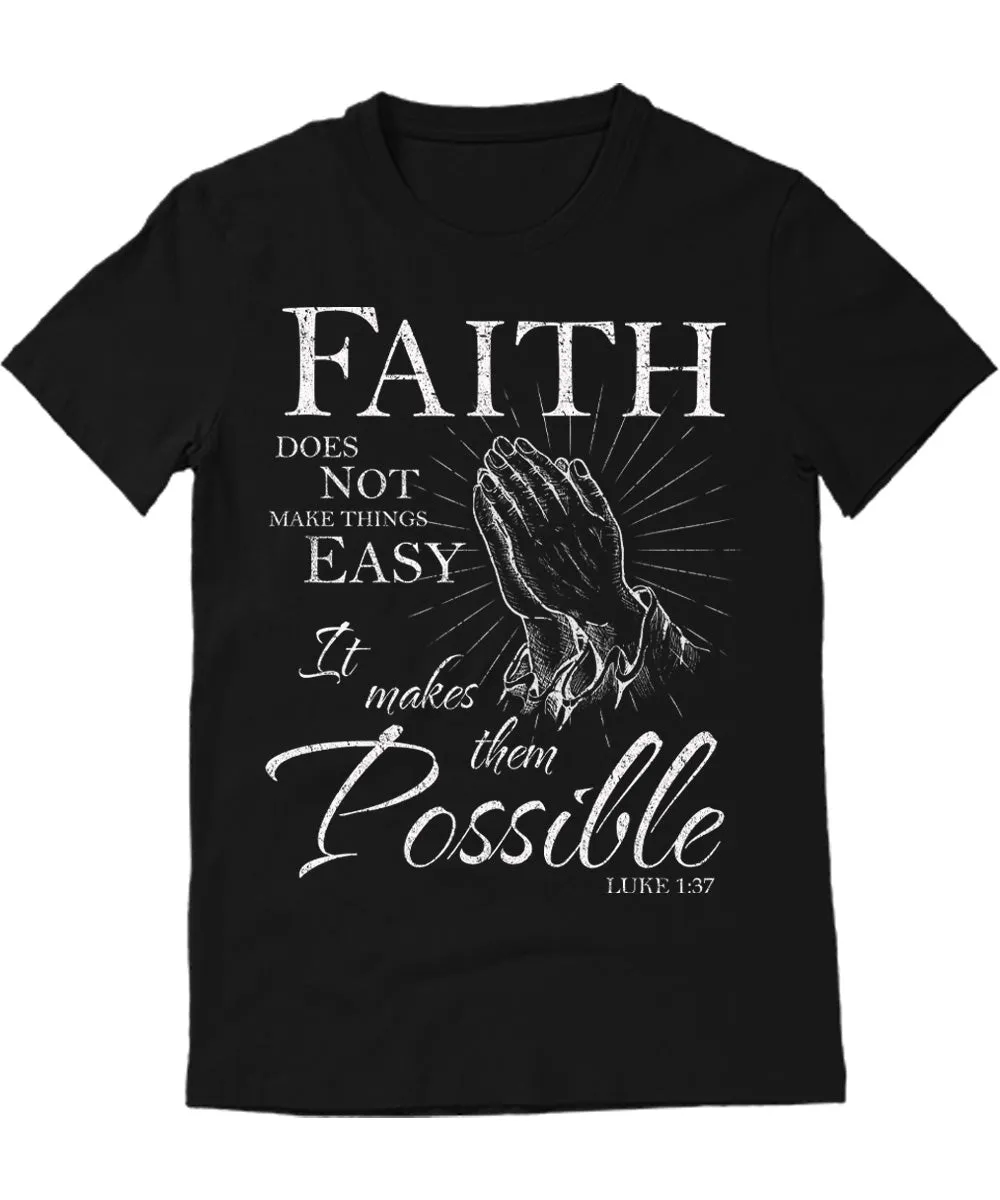 Christian Shirts for Men Faith Graphic Tee Religious Apparel Vintage T Shirt