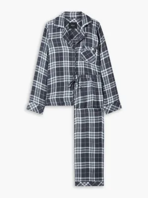 Clara checked flannel pyjama set