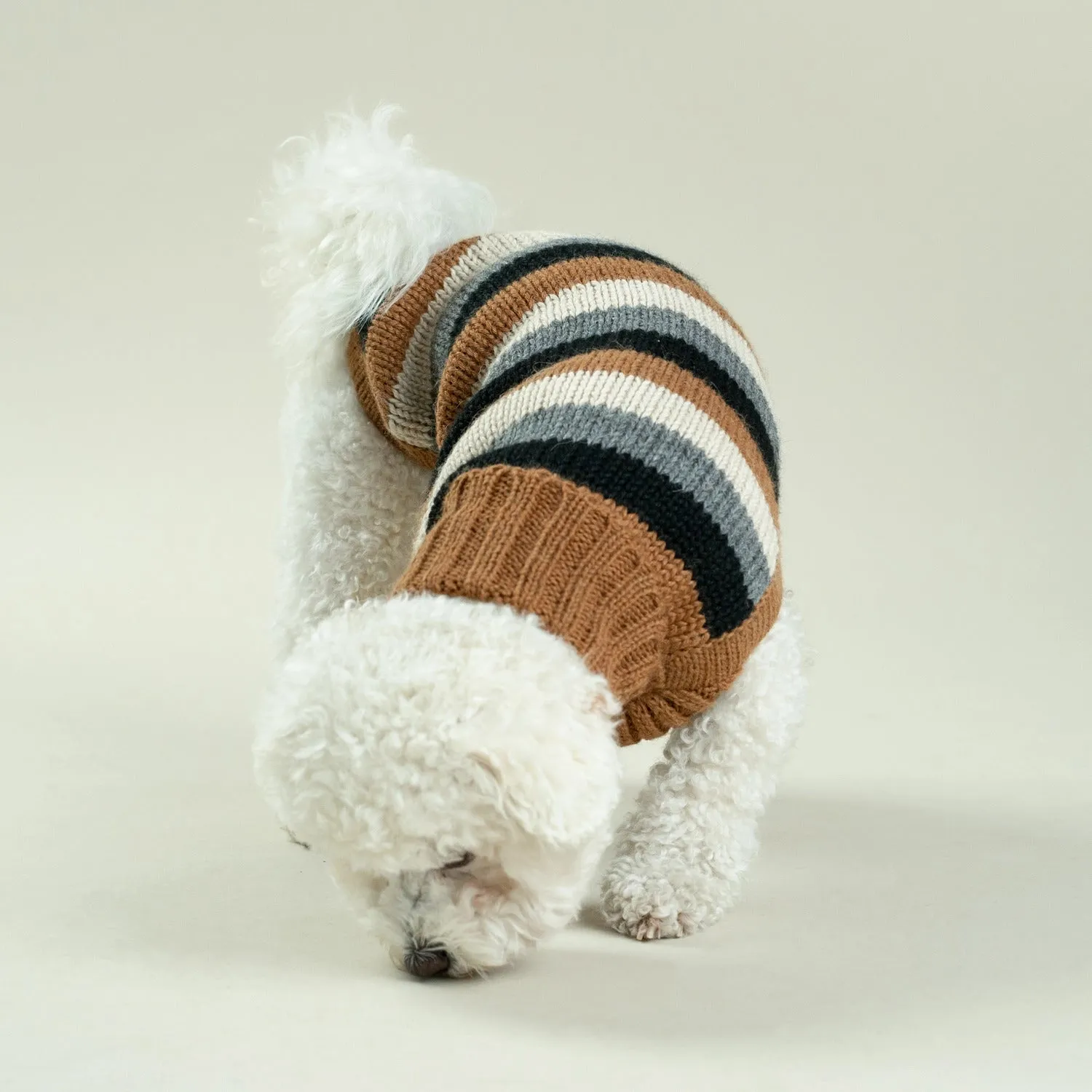 Dog Sweater - Native Stripes Alpaca Dog Sweater