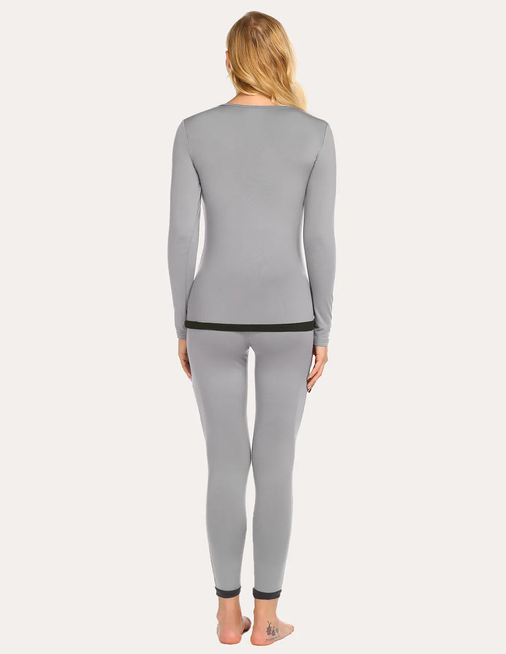 Ekouaer Fleece Lined Winter Thermal Sleepwear (US Only)