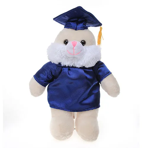 Graduation Stuffed Animal Plush Bunny 12"