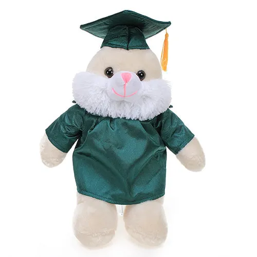 Graduation Stuffed Animal Plush Bunny 12"