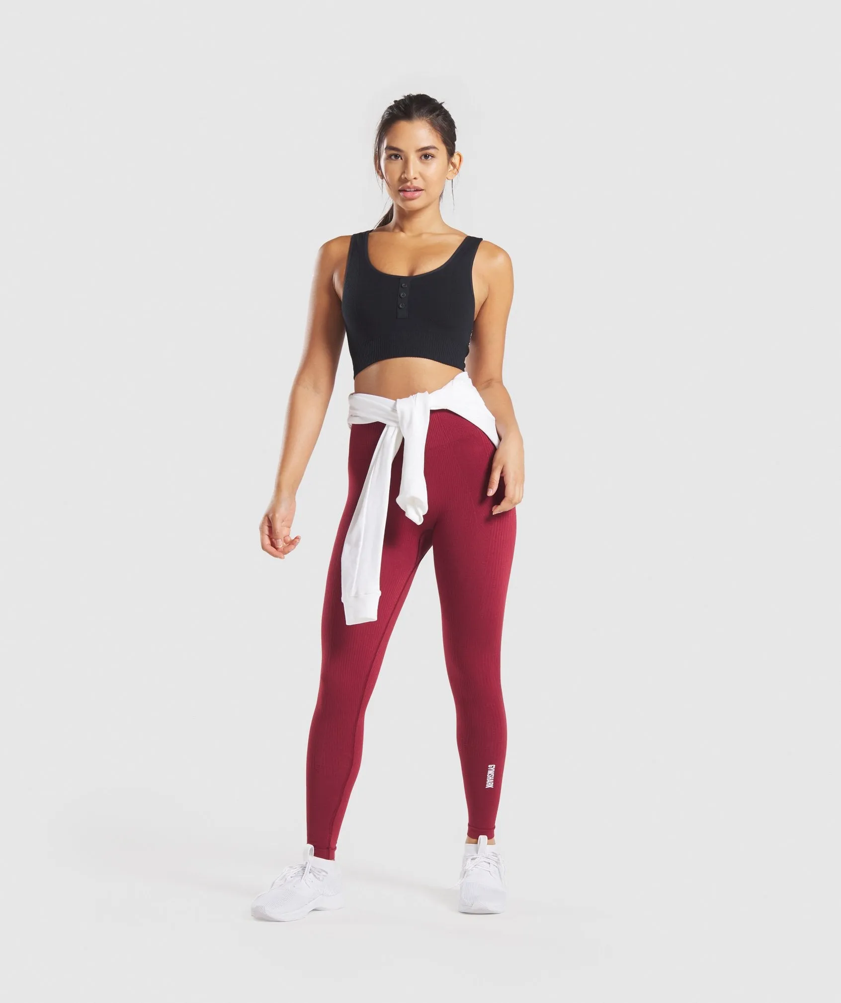 Gymshark Power Down Leggings - Claret