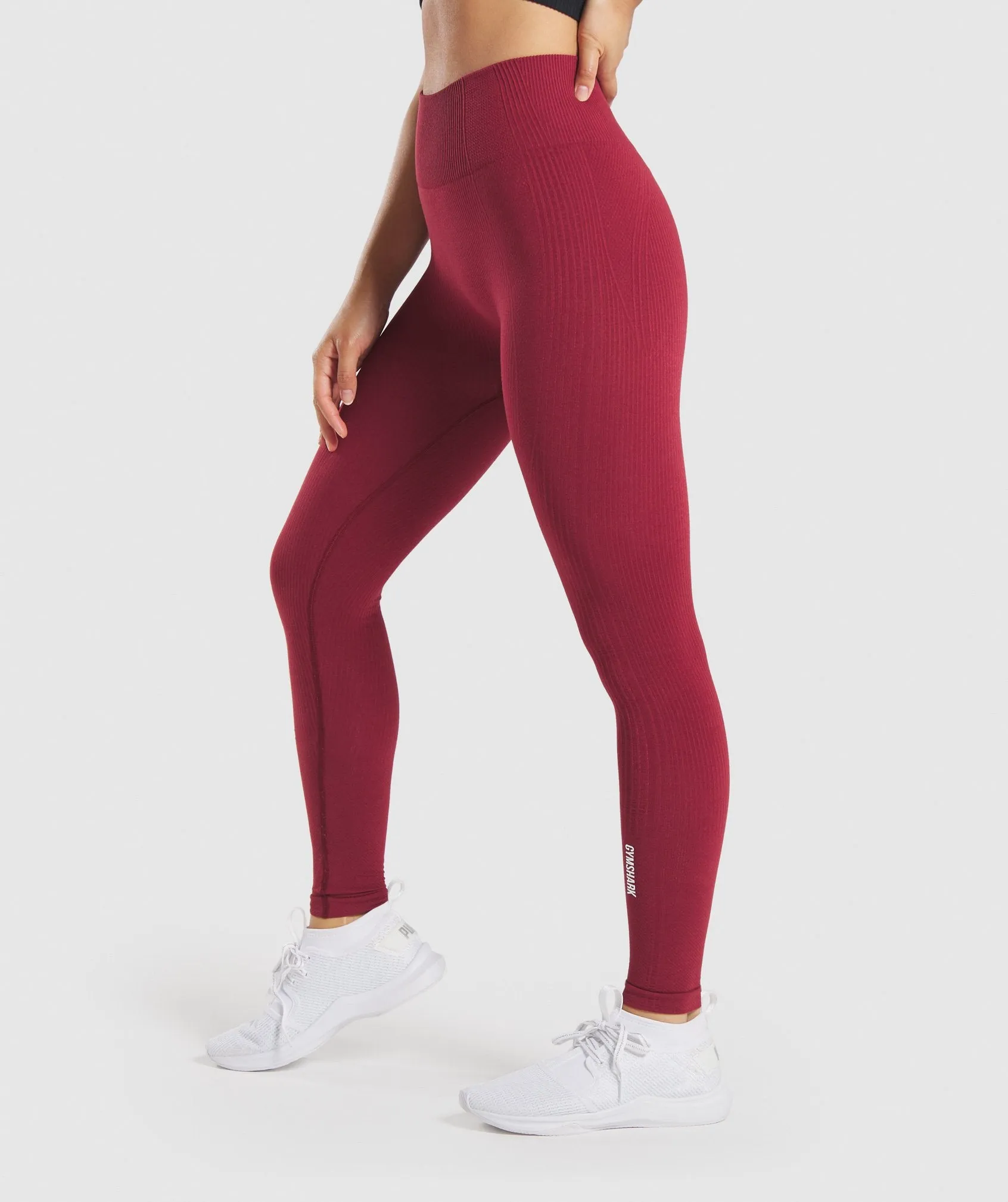 Gymshark Power Down Leggings - Claret