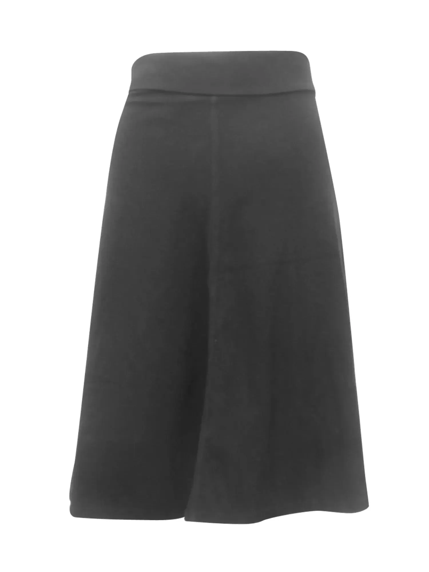 Hard Tail Forever Knee Length A-Line Rolldown Waist Skirt (Style B-126)