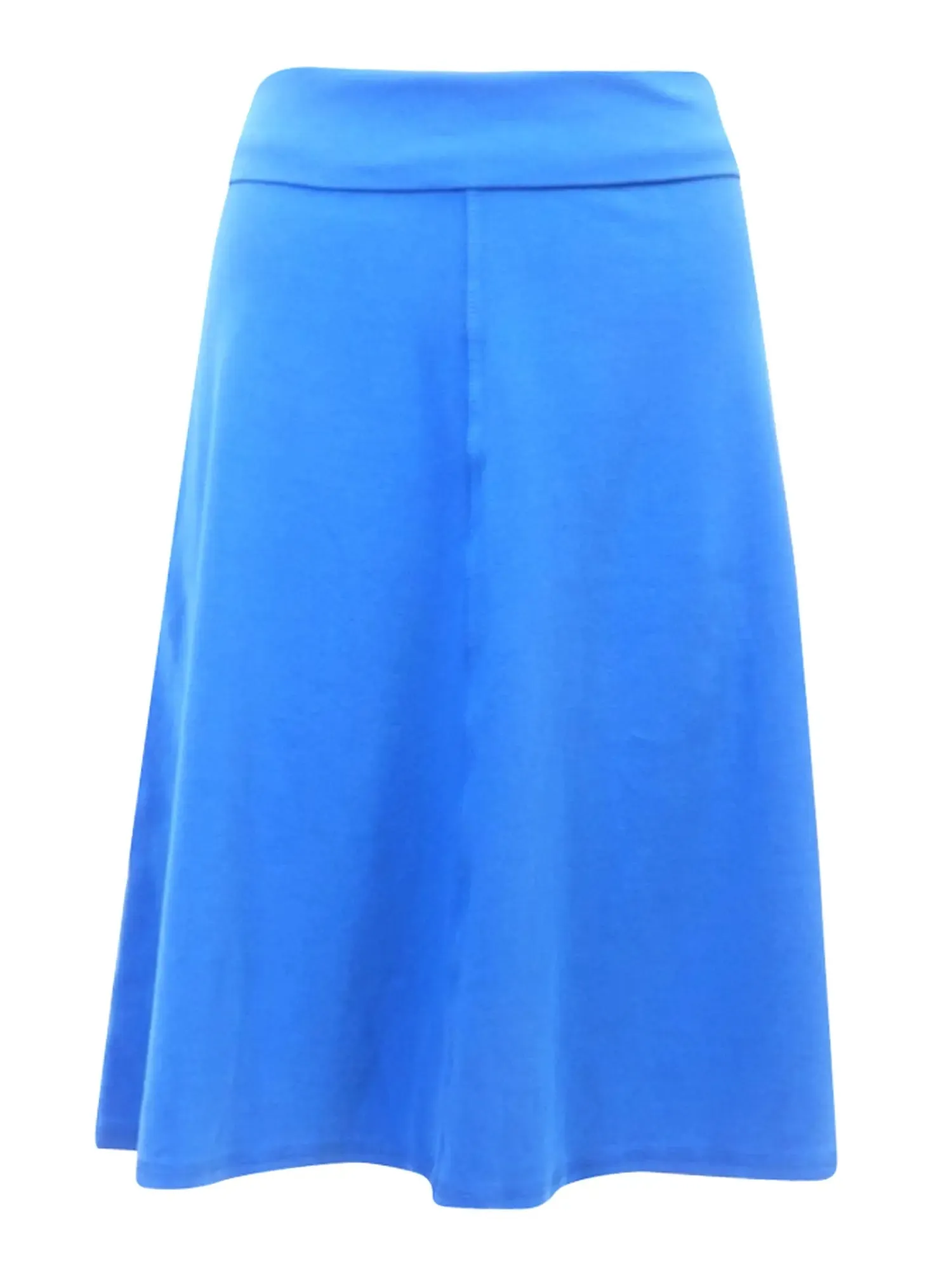 Hard Tail Forever Knee Length A-Line Rolldown Waist Skirt (Style B-126)