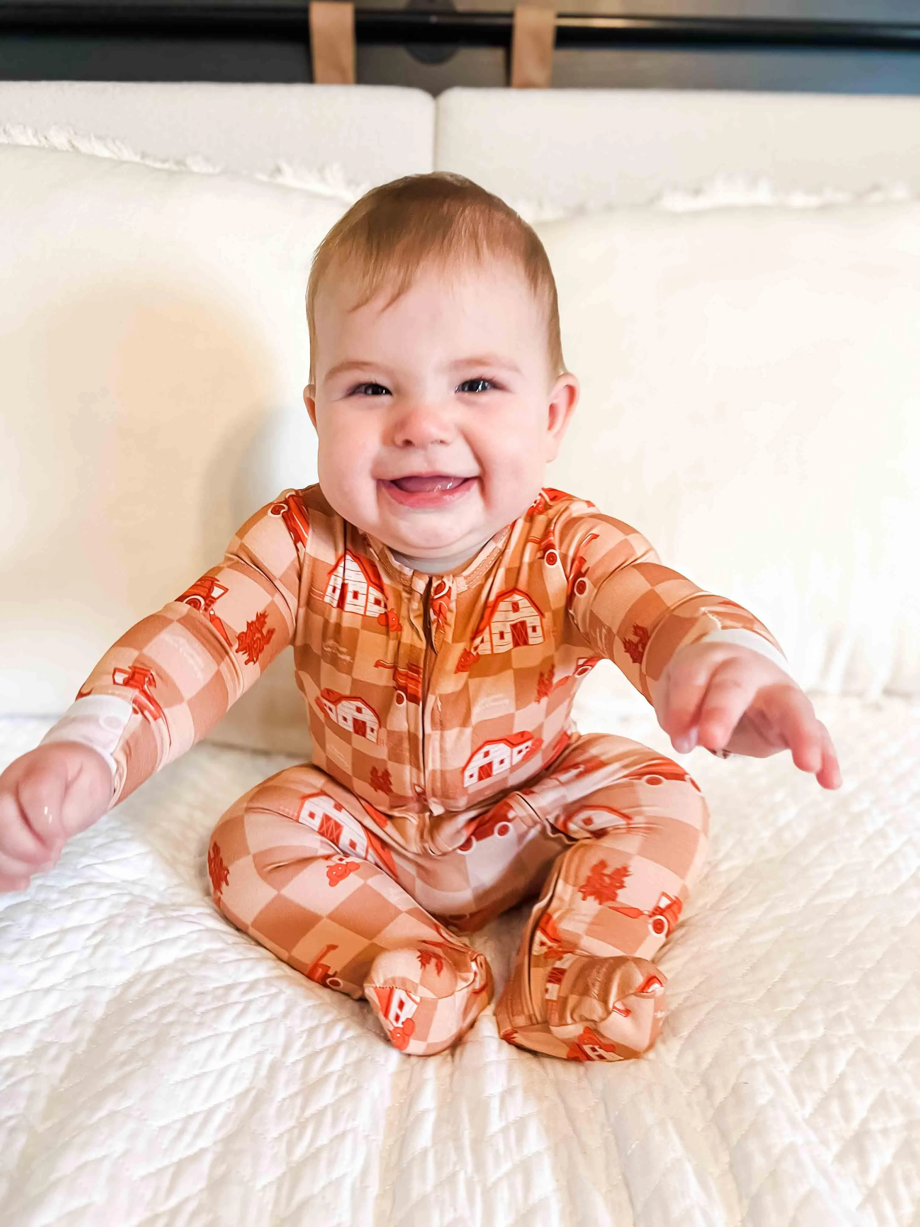 Harvest Combine Baby Bamboo Pajamas