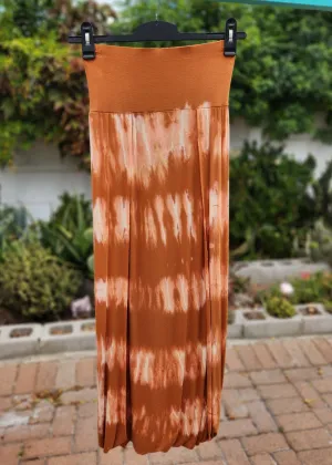 Infinity Skirt - Orange Tie-Dye ON SALE!