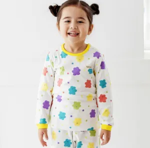 Korean Kids Pajamas Set-Gummy Bear