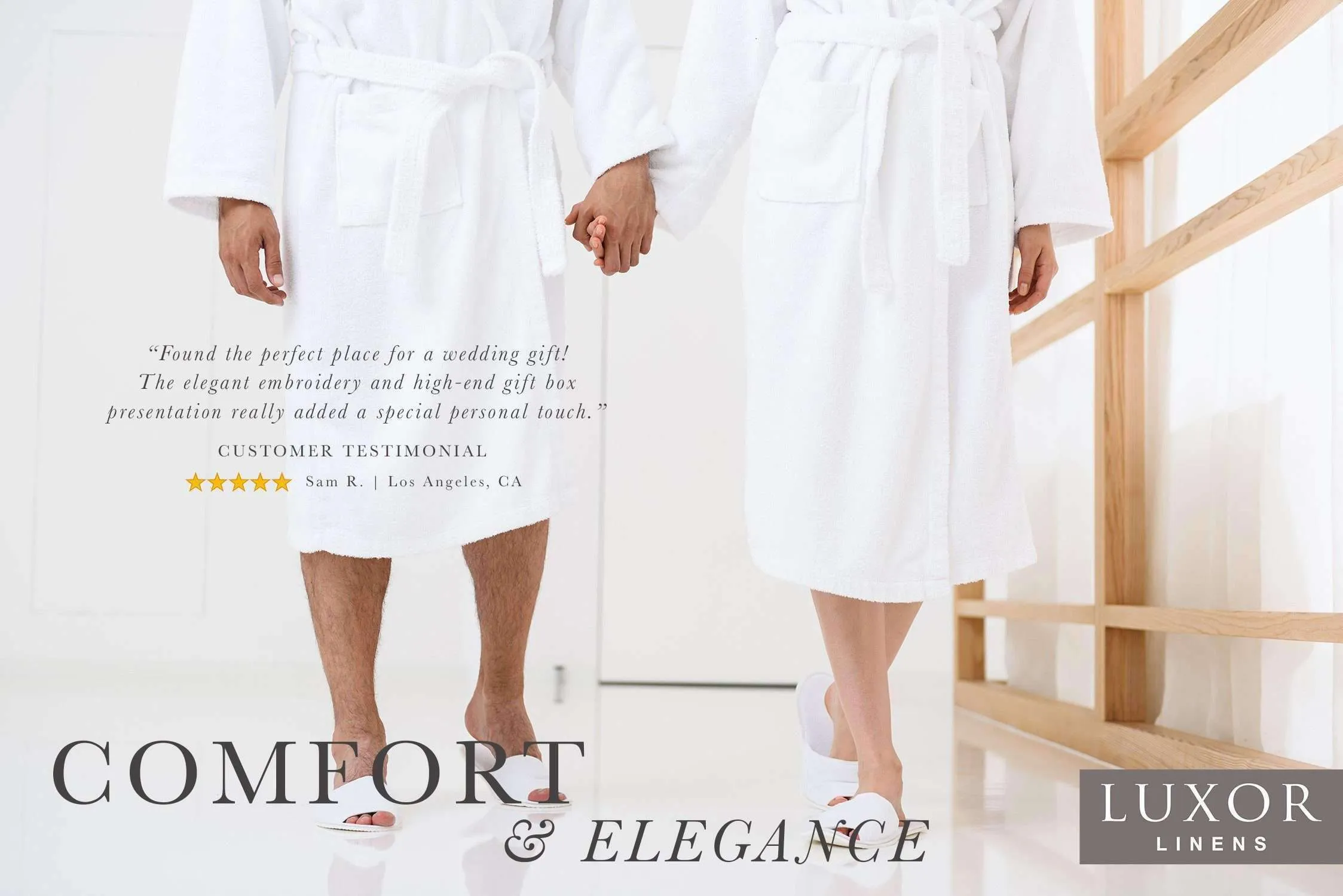 Lakeview Signature Egyptian Cotton Terry Spa Robes