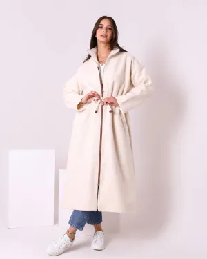 Long Wool Coat (W706) - Just4women