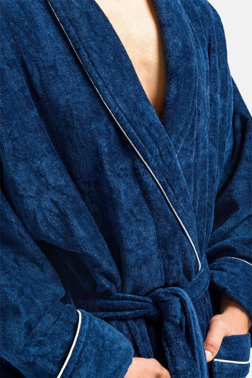 Men's Premier Turkish-Style Full Length Terry Cloth Spa Robe