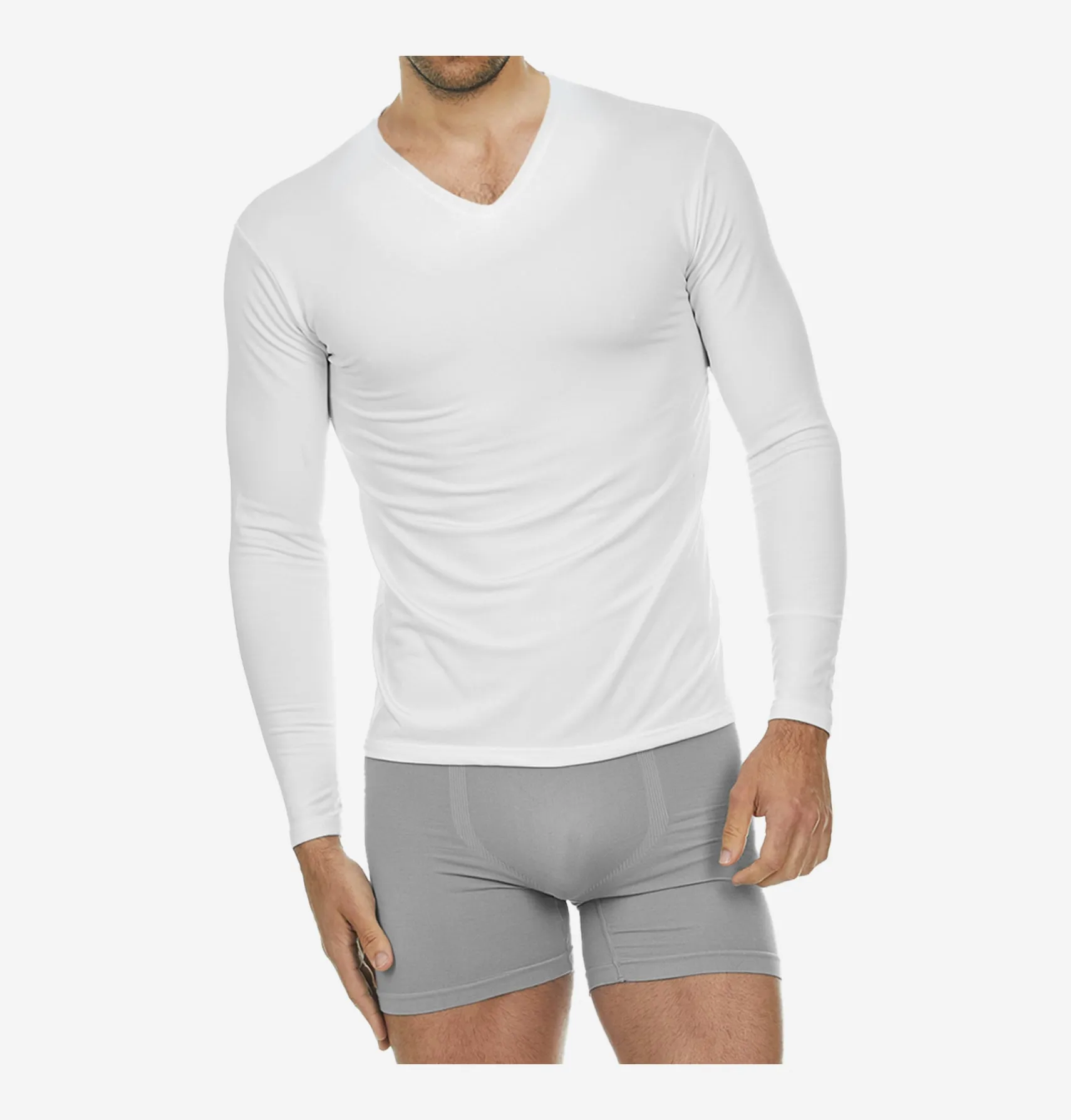 Men's V-Neck Thermal Top