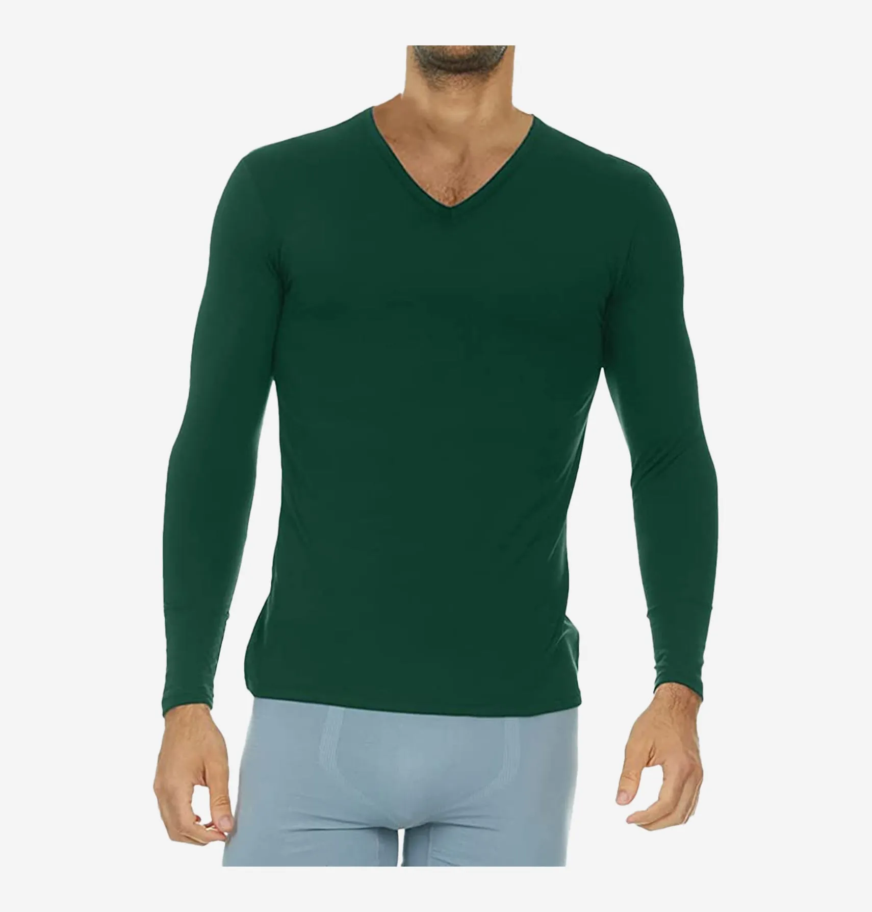 Men's V-Neck Thermal Top