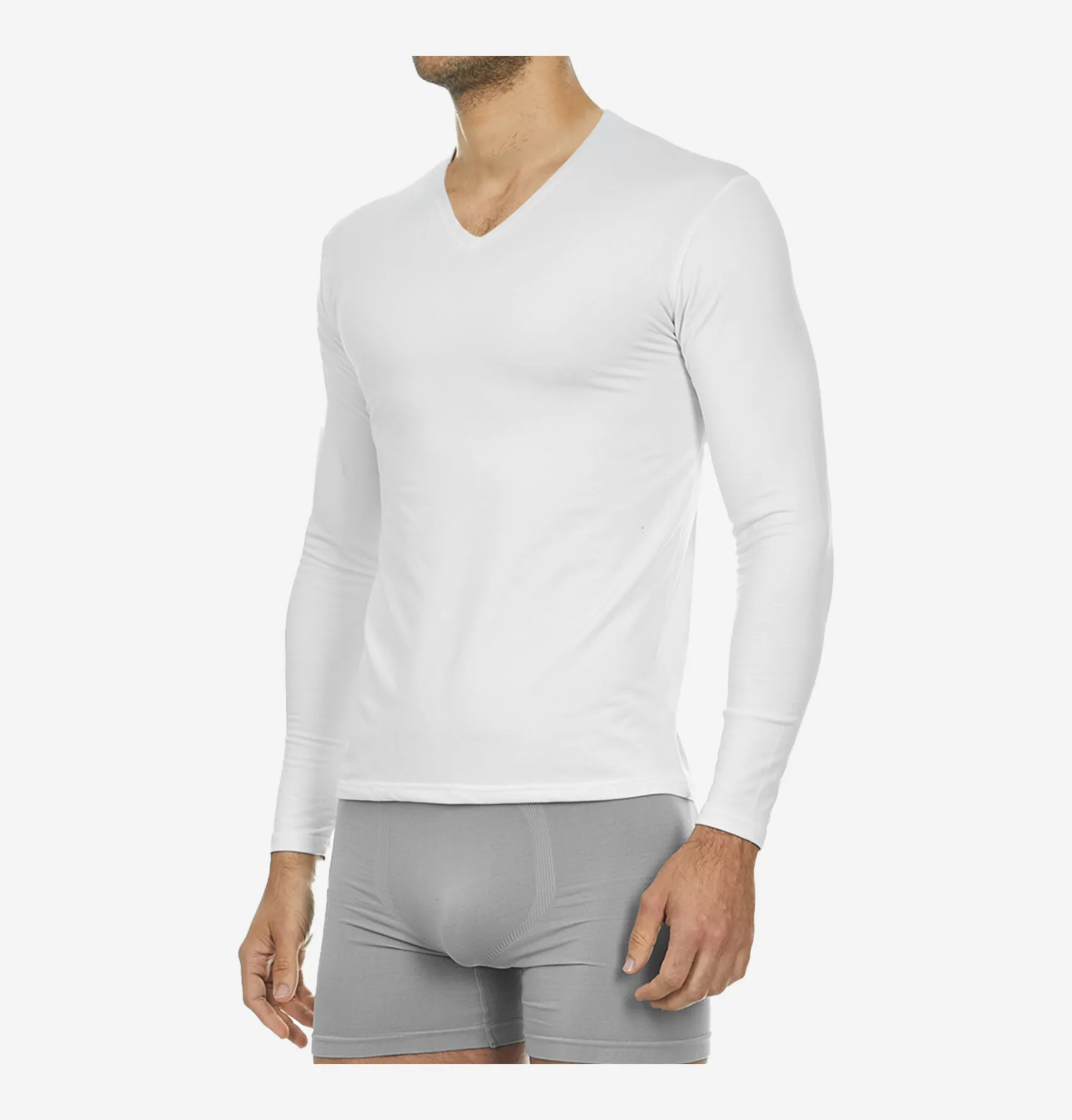 Men's V-Neck Thermal Top