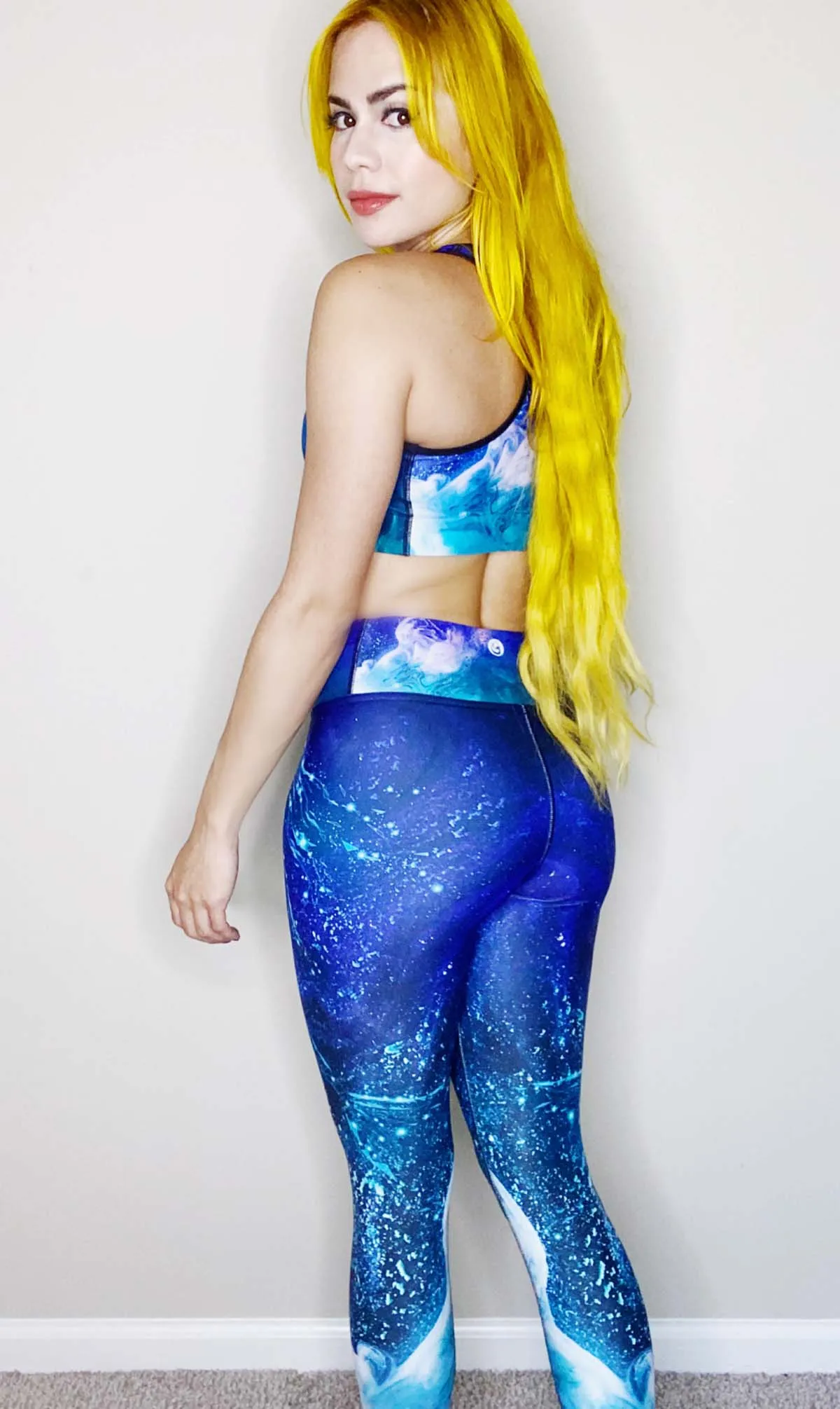 Mermaid Elle's Luminous Seas Yoga Leggings by Cape Cali