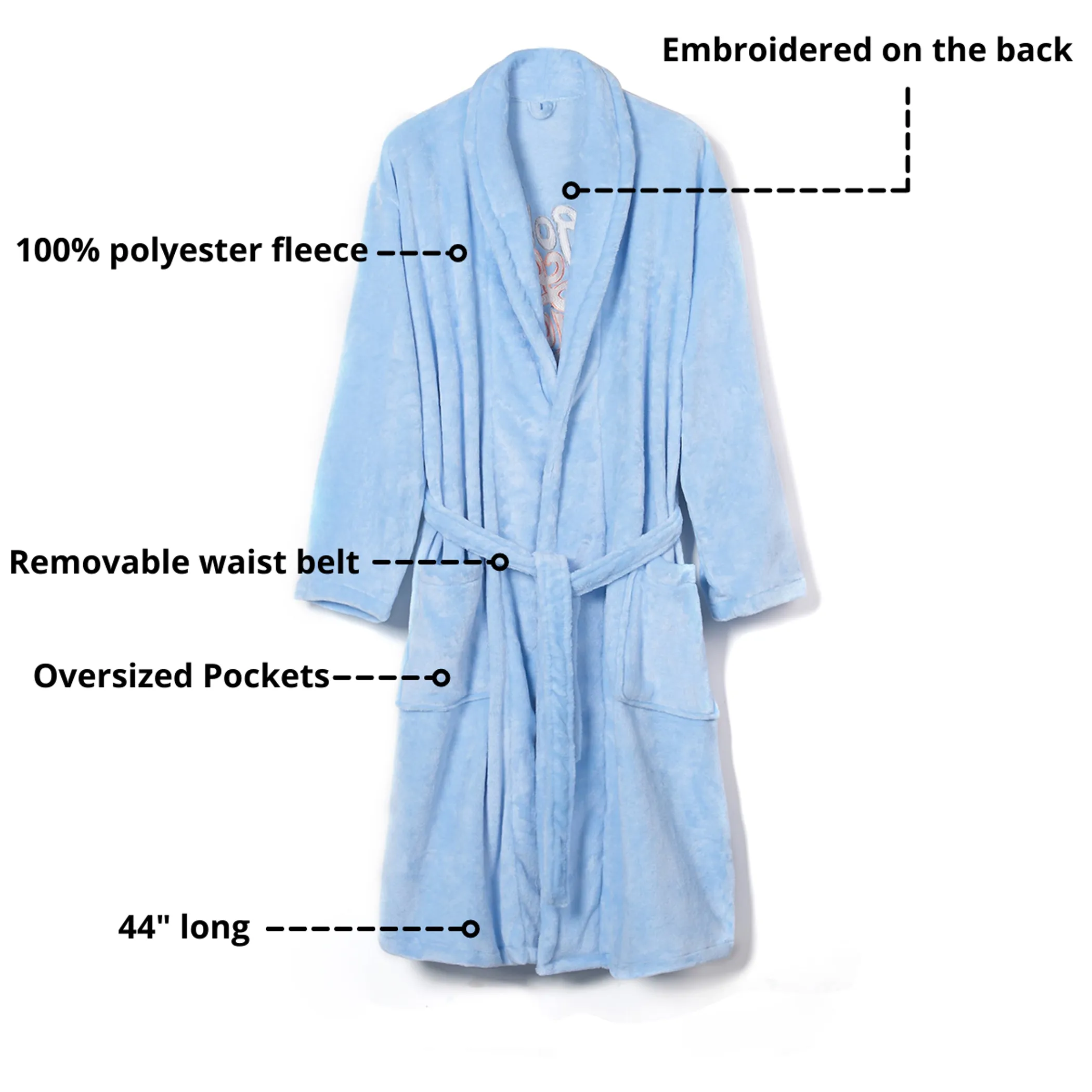 Ooh La La Plush Fleece Robe