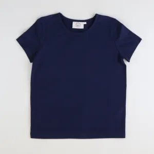 Out & About Girl's Tee - Navy Blue