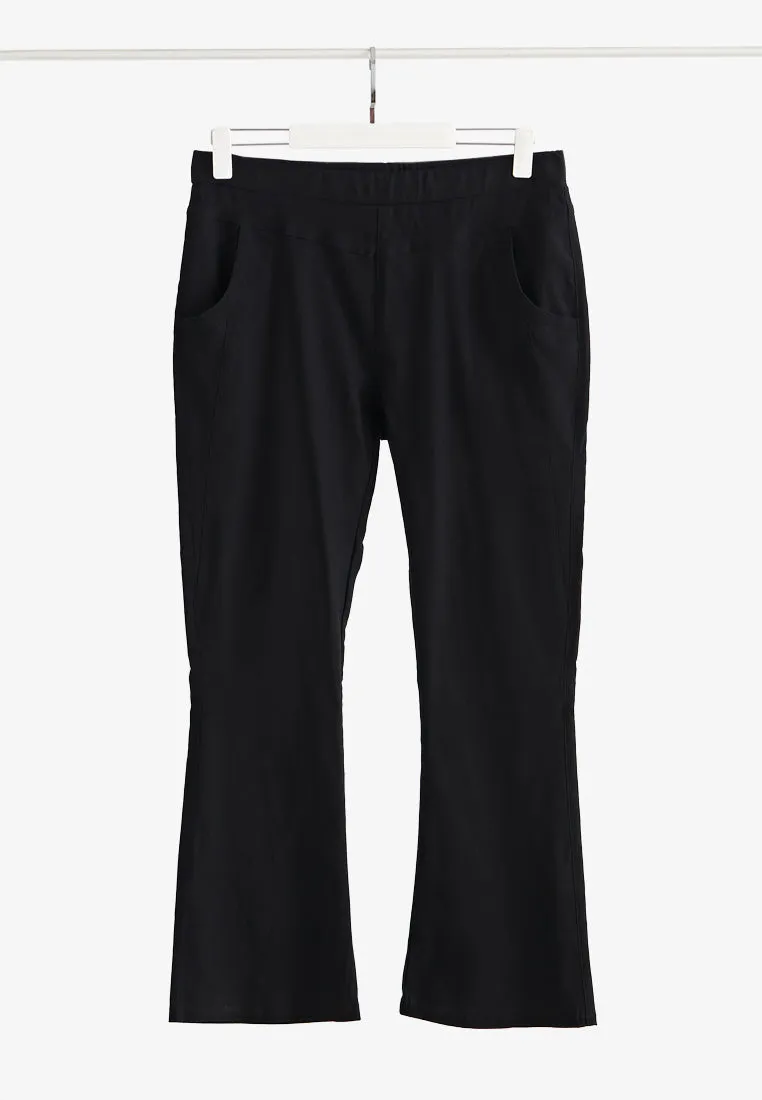 Peggy FLEXI Boot-Cut Pants - Black