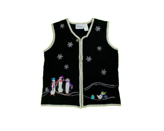 Penguin Fun-Small Christmas Sweater