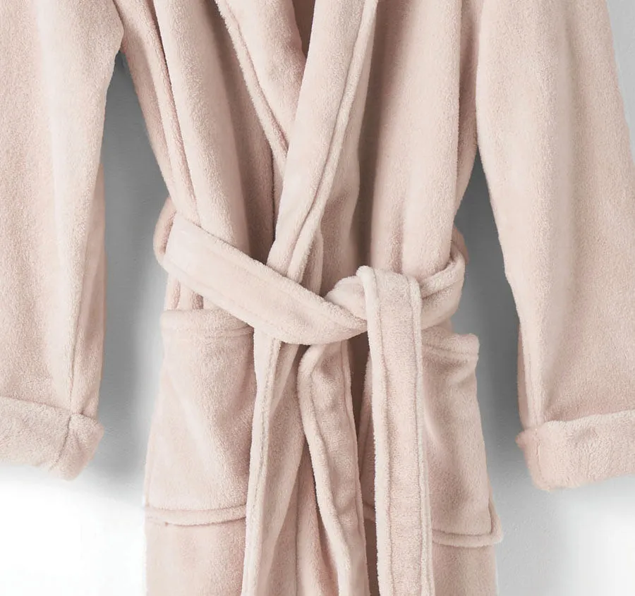 Plush Bathrobe Range Blush