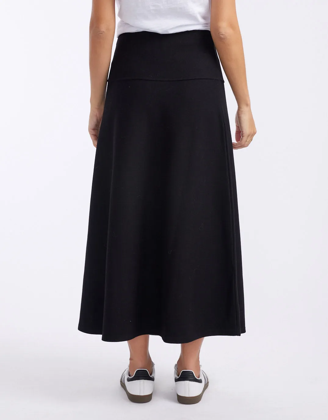 Ponte Stretch Skirt - Black