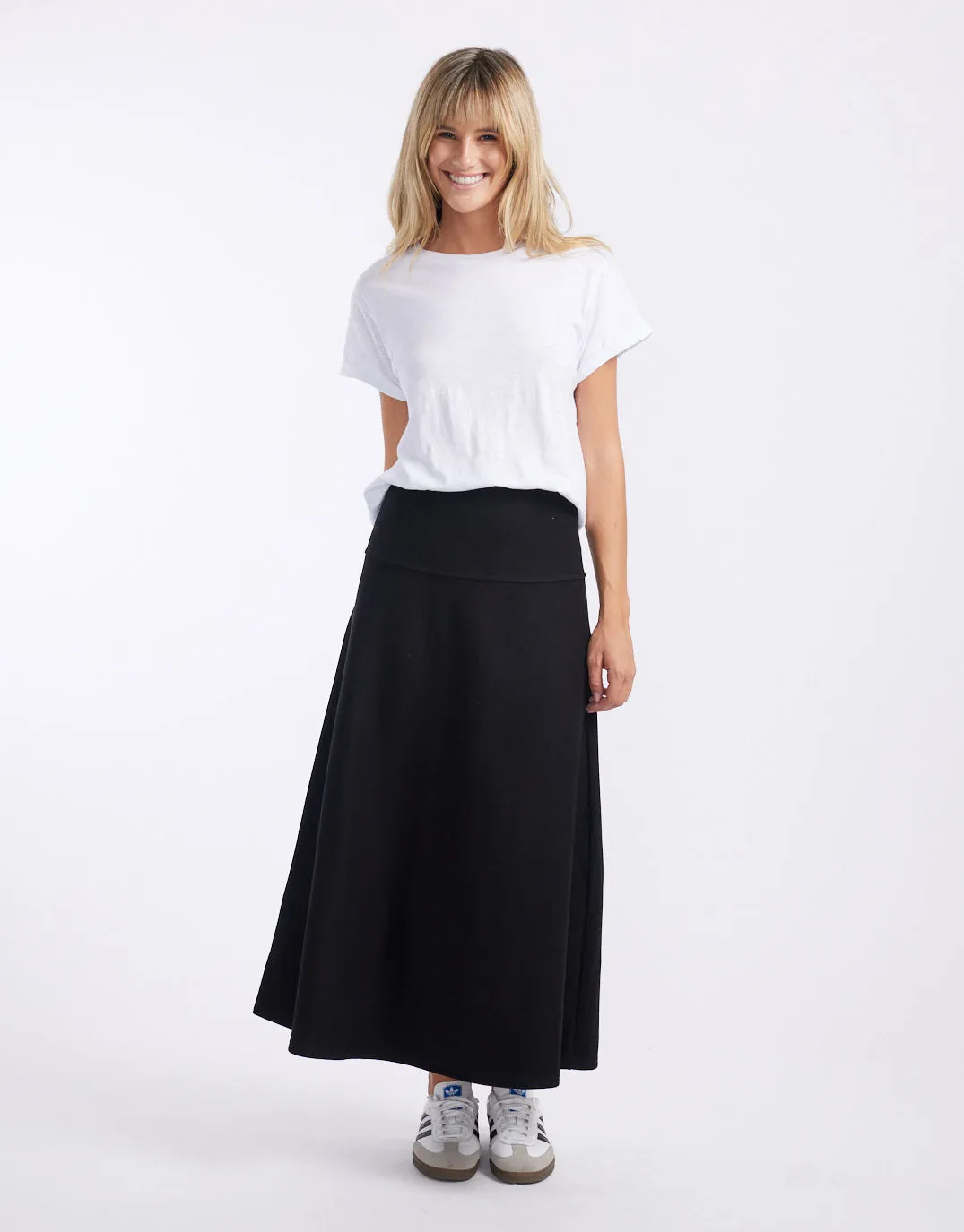 Ponte Stretch Skirt - Black