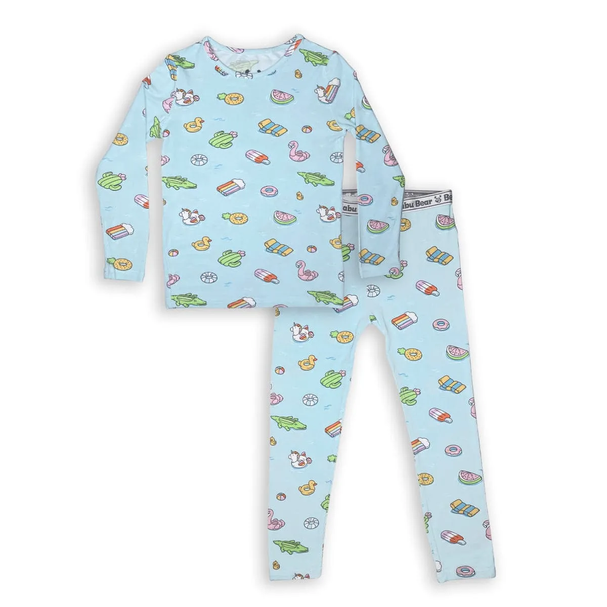 Pool Floats Bamboo Kids Pajamas