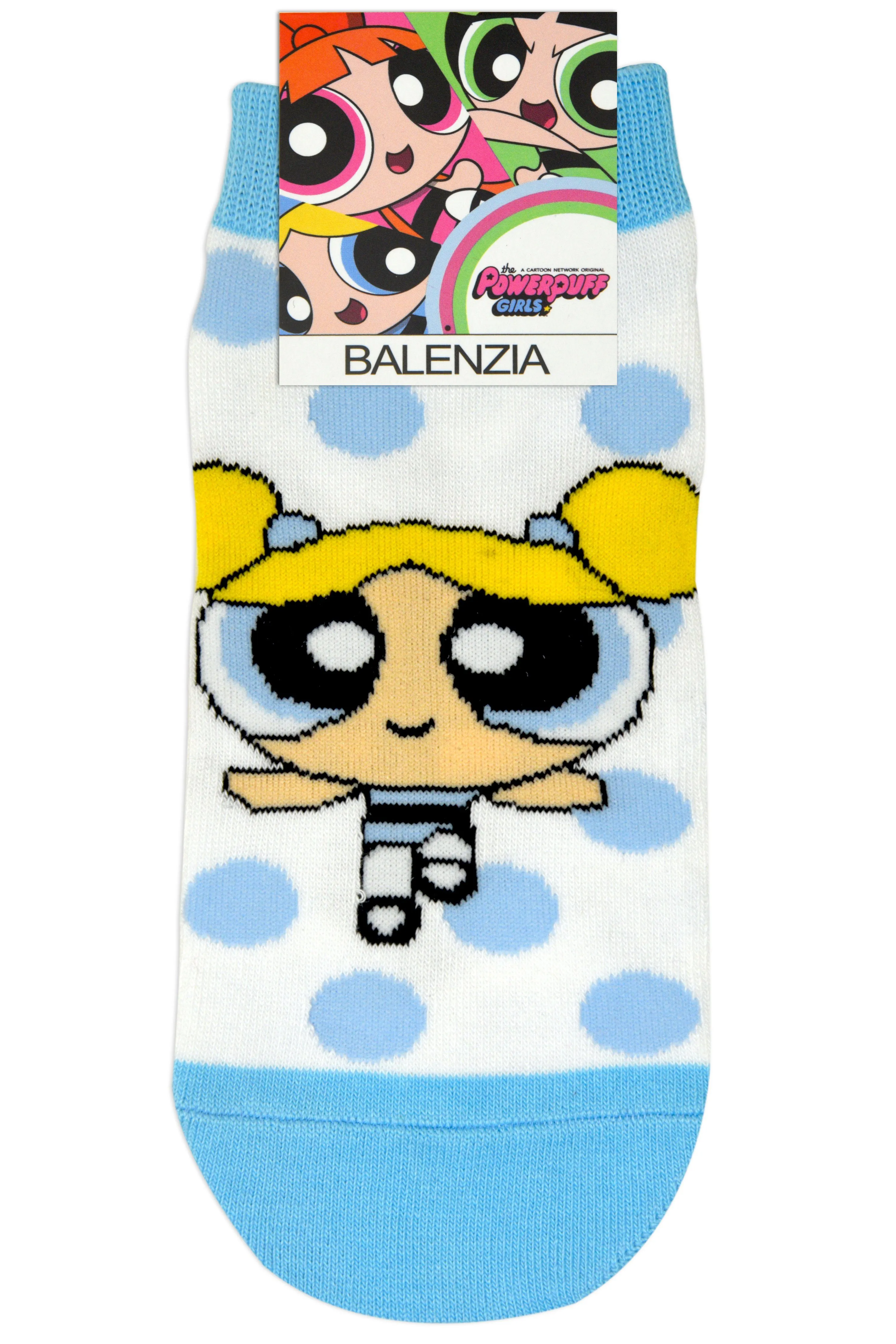 Powerpuff Girls By Balenzia Low Cut Socks for Kids (Pack of 3 Pairs/1U)(4-6 YEARS)