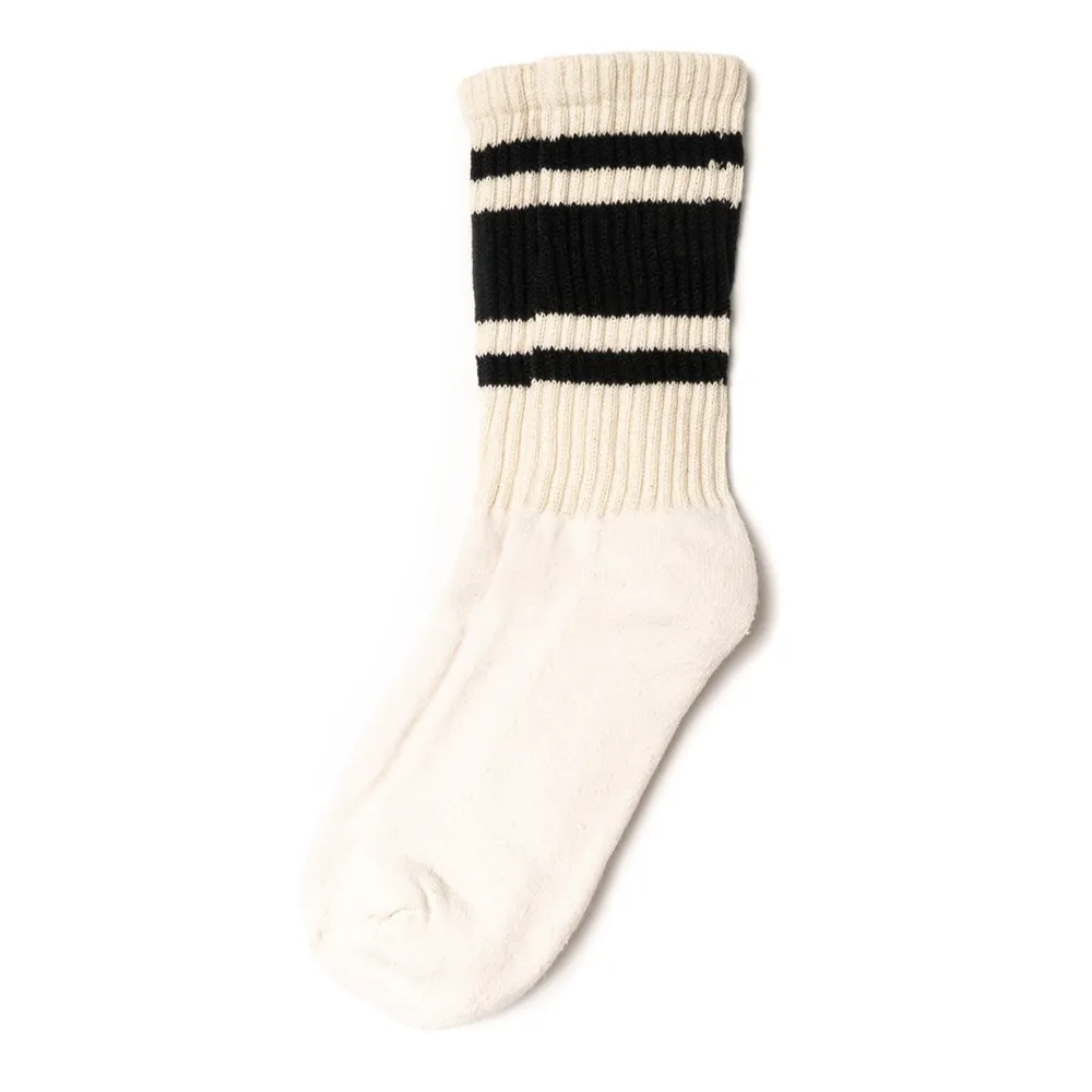 Retro Stripe Crew Socks