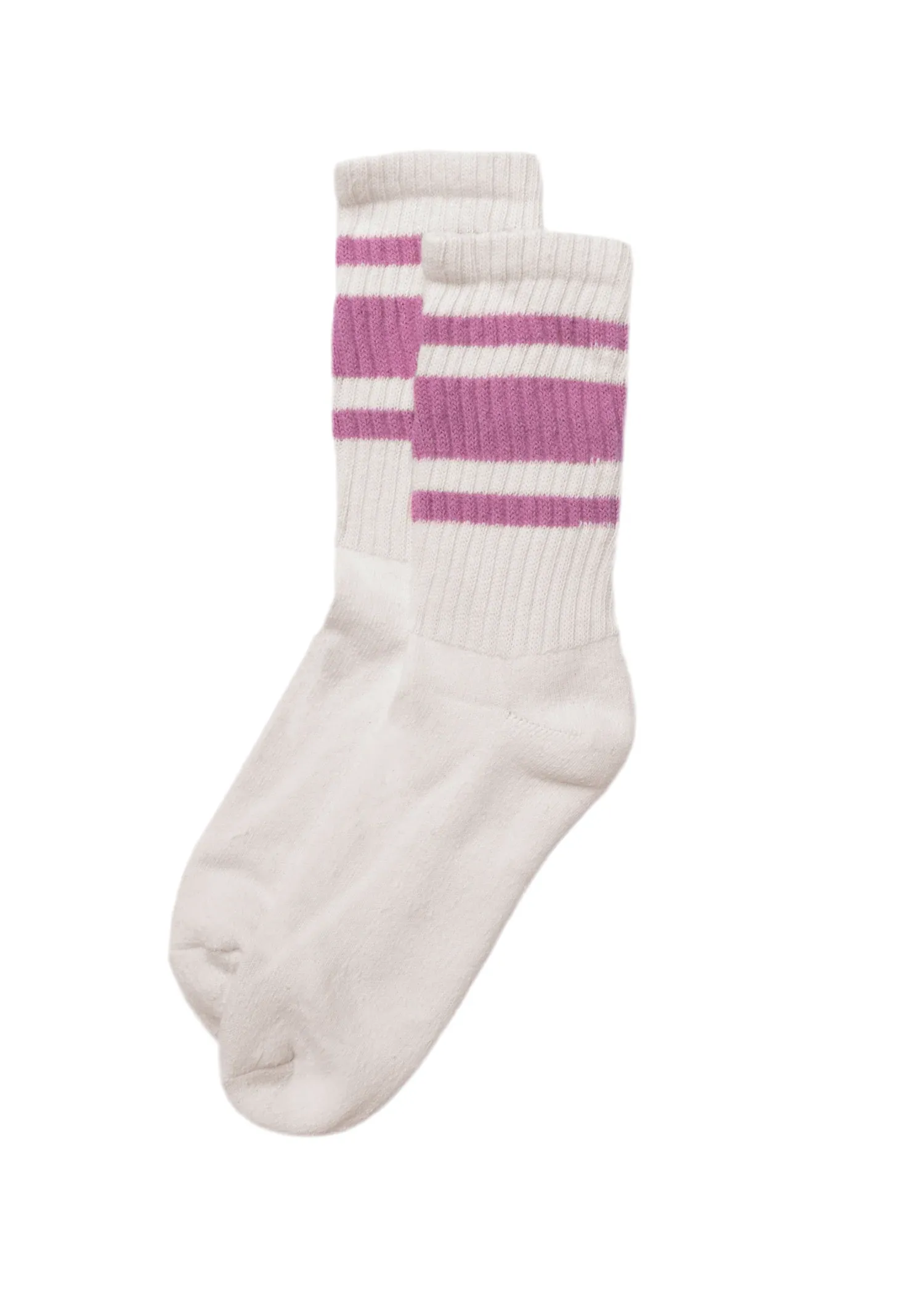 Retro Stripe Crew Socks