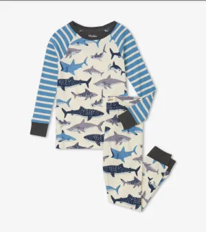 Shark School Raglan Pjs(OC)