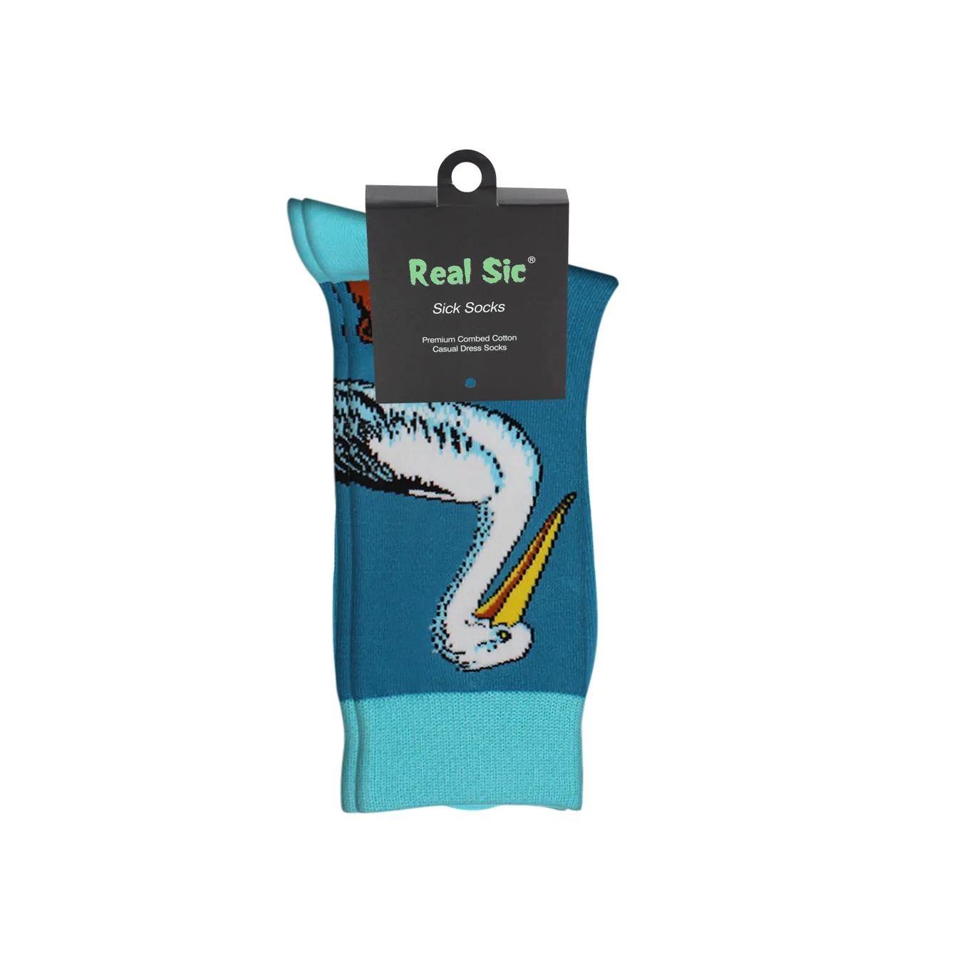 Sick Socks – Pelican - Animals Casual Dress Socks