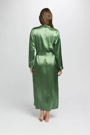 Silk Robe Basil