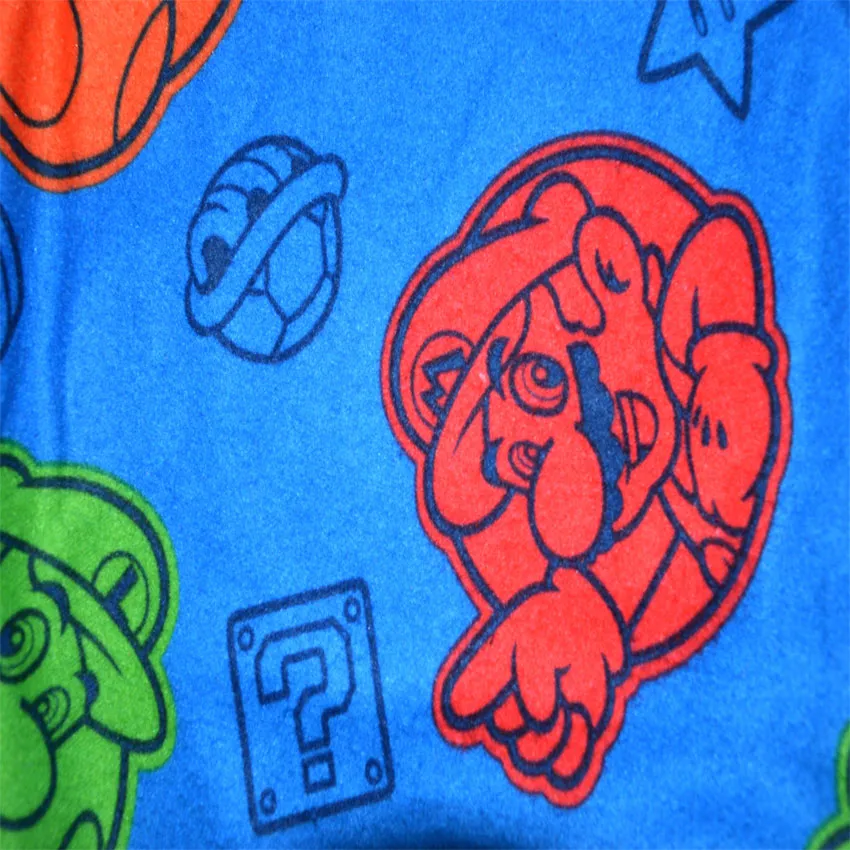 Super Mario with Luigi and Toad Cozy Fleece Pajamas