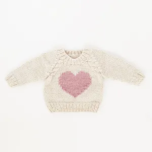 Sweetheart Crew Neck Sweater