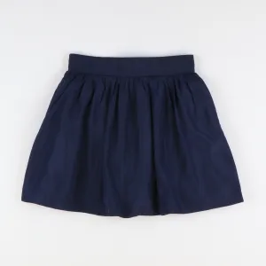 Taffeta Party Skirt - Navy Blue