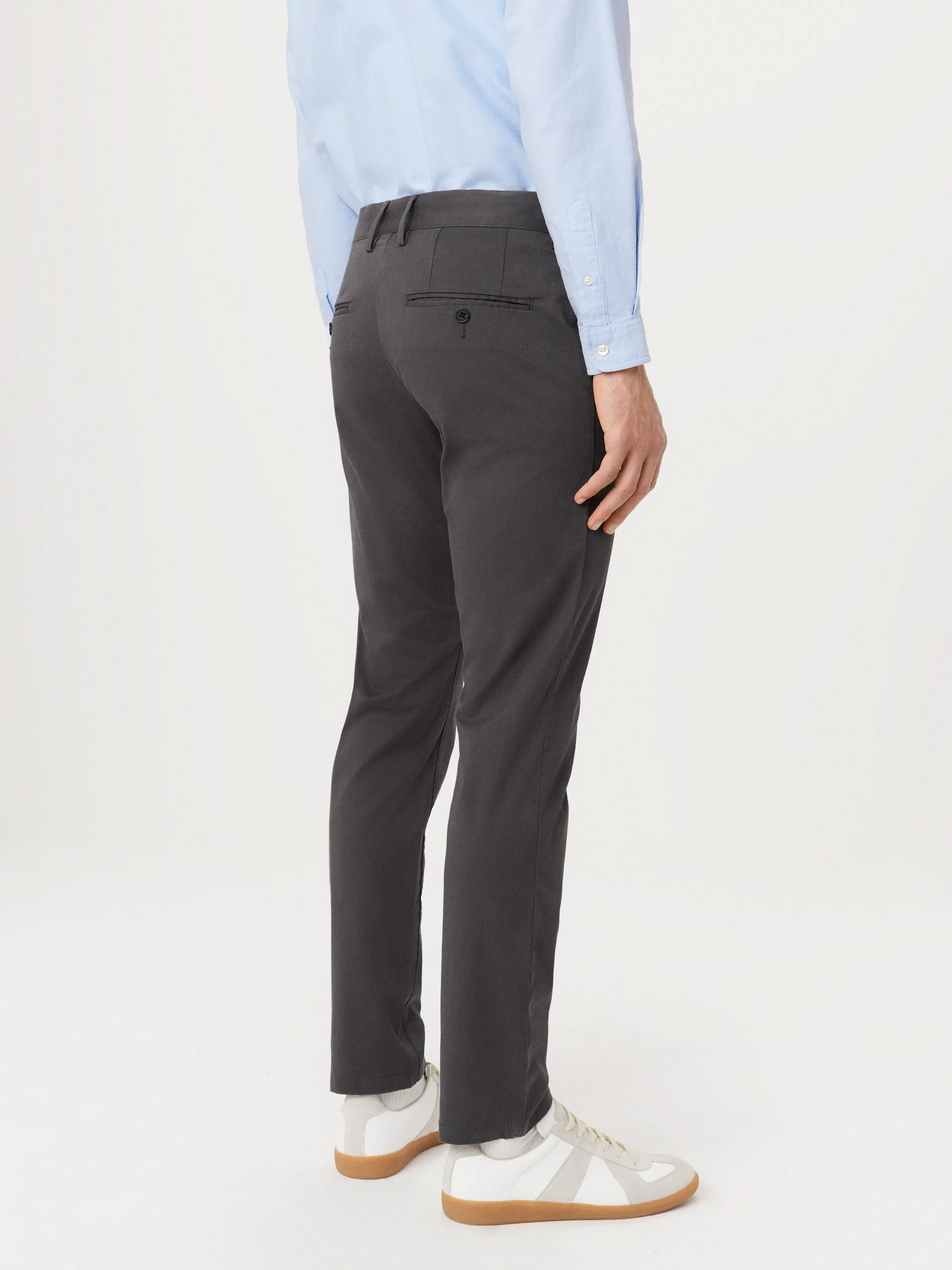 The Brunswick Slim Chino Pant in Iron Grey