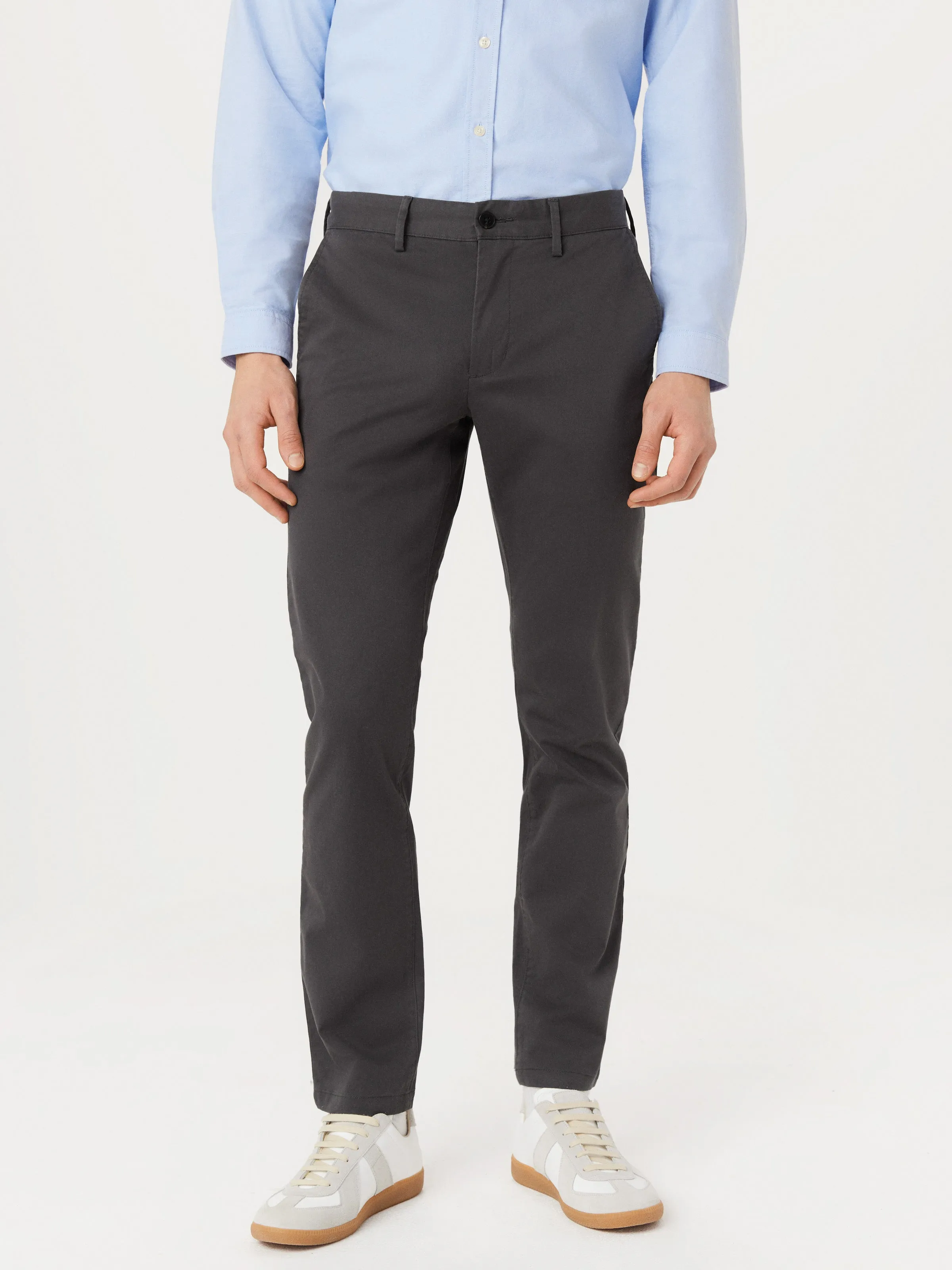 The Brunswick Slim Chino Pant in Iron Grey