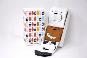 We Bare Bears By Balenzia Low Cut Socks for Kids (Pack of 3 Pairs/1U)