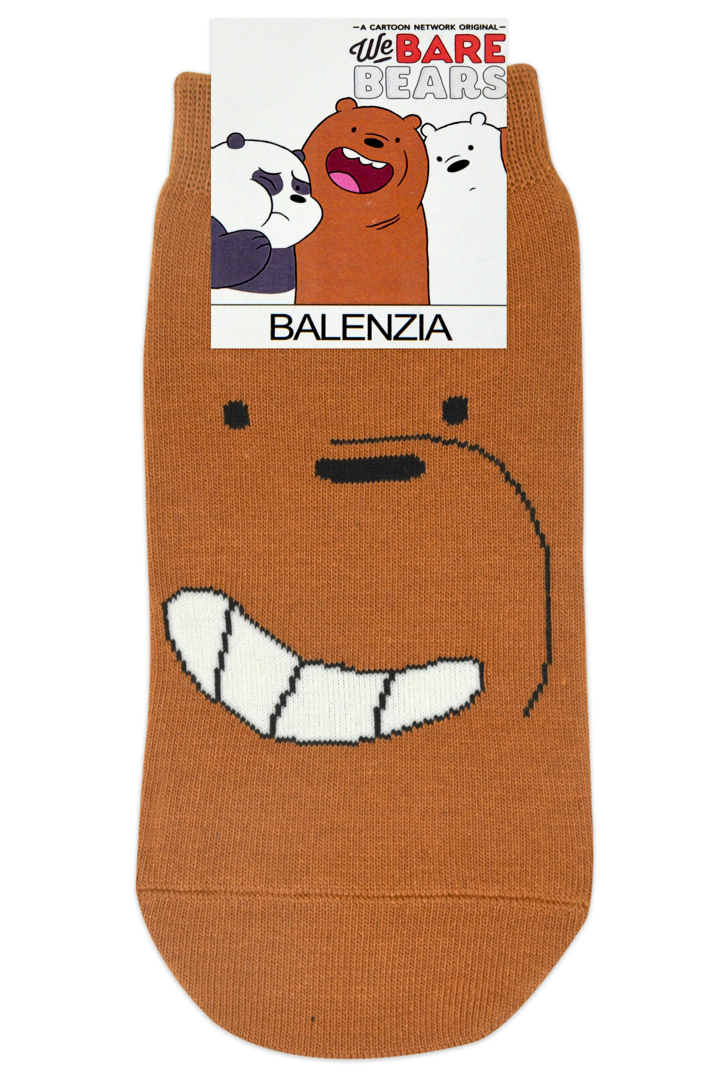 We Bare Bears By Balenzia Low Cut Socks for Kids (Pack of 3 Pairs/1U)